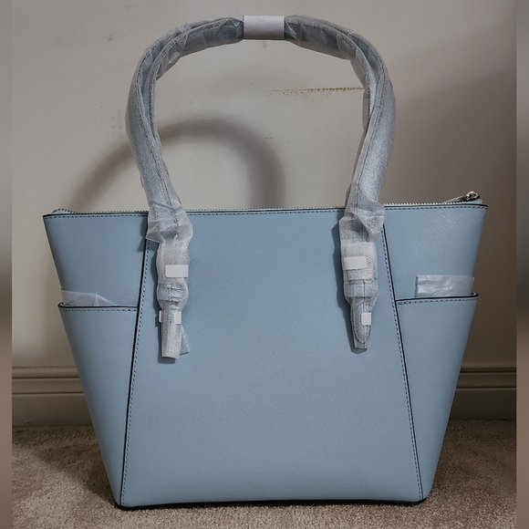 Michael Kors Charlotte TZ Tote Vista Blue Large - Picture 5 of 16